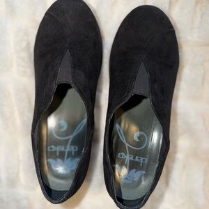 Dansko Suede Black Mules